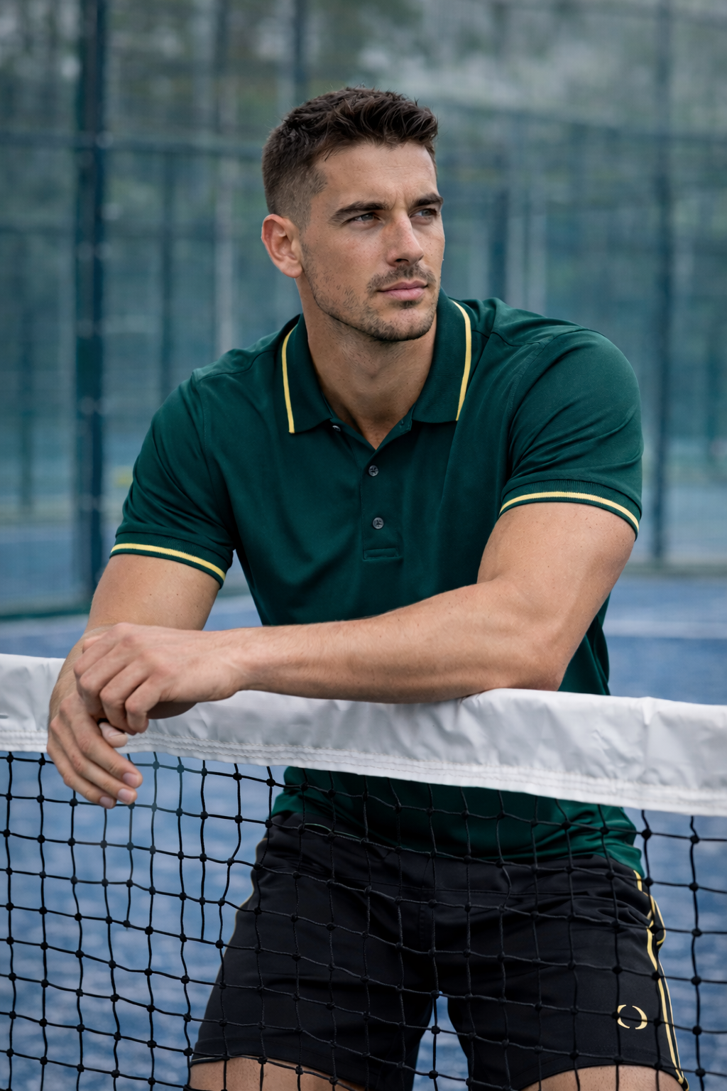 Off-Court Emerald Green Polo Court Set